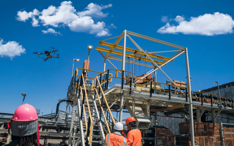 inspection technique 3D par drone sur site industriel en région PACA – relevé de structure et contrôle de sécurité