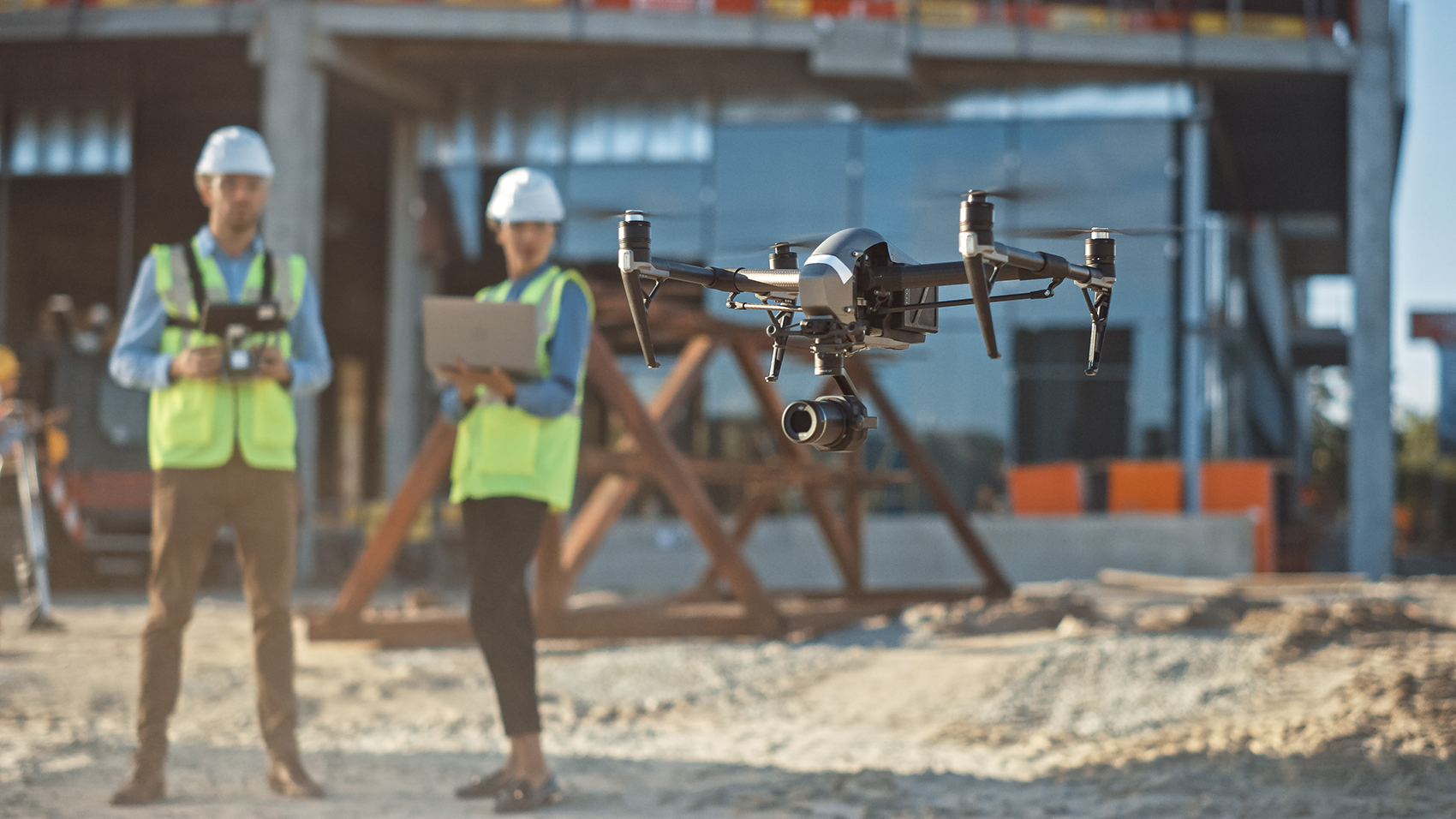 drone en inspection technique 3D sur bâtiment en Provence – relevé aérien précis et innovant